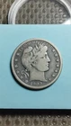 1902 O Barber Silver Half Dollar 50C F Fine Obv Scratch                     Y124