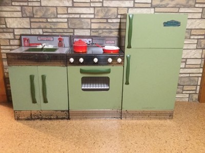 Vintage 1970's Wolverine 3 piece Kitchen Set, Refrigerator ...