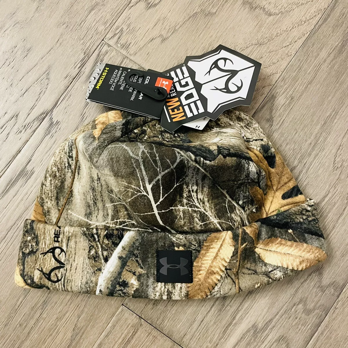 Under Armour Coldgear Storm Camo Realtree Edge Beanie 1343193 991