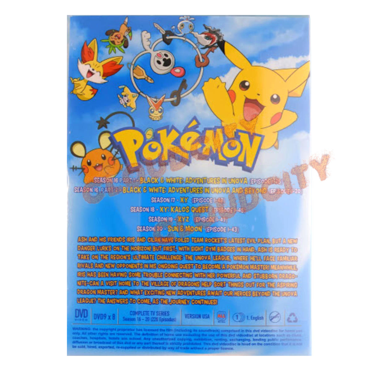 Preços baixos em Pokémon (TV Series) Box de DVDs e discos Blu-Ray