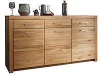 Sideboard Kommode Eicheschrank Wohnzimmerschrank Kamilla II Wildeiche Massiv
