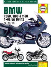 BMW R850, 1100 & 1150 4-valve Twins 1993-2006 Workshop Repair Manual M3466