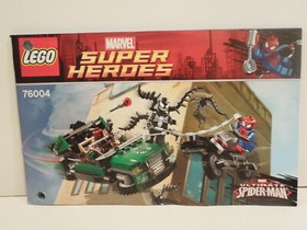 LEGO  Marvel Super Heroes Spider Cycle Chase (76004) - 100% COMPLETE w/ manual