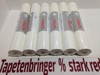 Vliestapete Rasch Glam 6 X 542011 (6Rollen) Silber Creme Glitter Quermuster