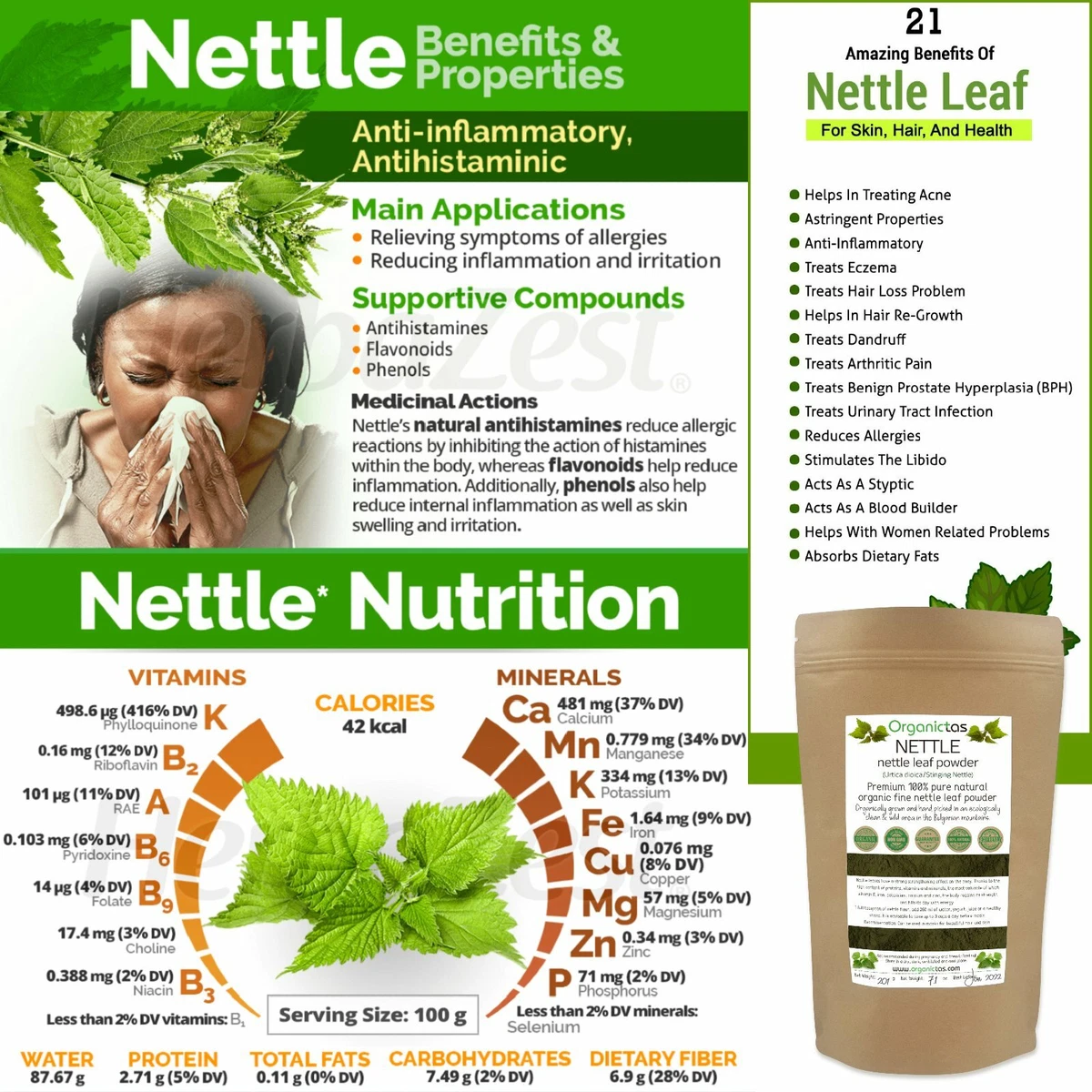 Stinging Nettle Benefits, Uses And Side Effects Axe, 53 OFF