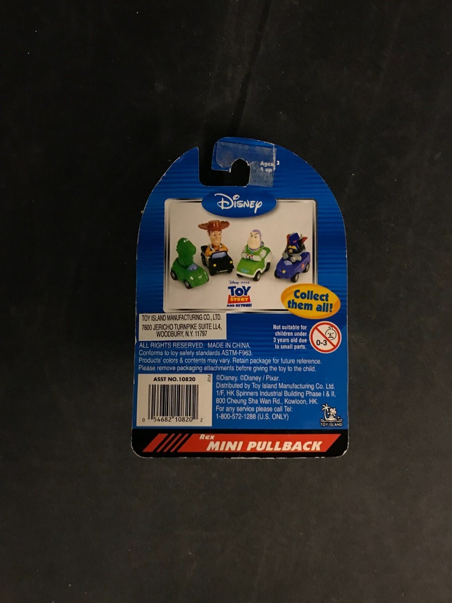 Disney Pixar Toy Story Rex Mini Pullback Car | eBay