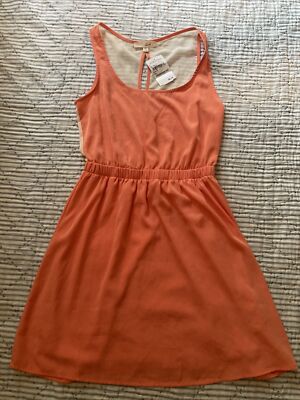 Lush Boutique Coral XS NEW Nordstrom $46 summer dress party dress so  cute!