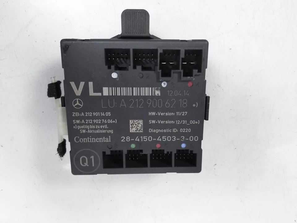 13 14 15 Módulo de control de puerta del conductor delantero Mercedes-Benz C250 212-900-62-18 Foto 3 de 4