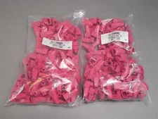 Qty 200 Modular Plug Boot 32-1900RE Red RJ45 CAT5 CAT5E CAT6 - New Free Ship