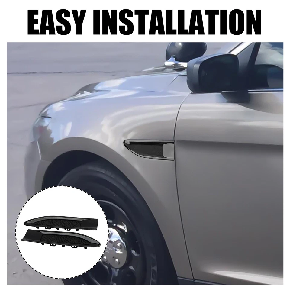 DG1Z16178C DG1Z16178D Front Fender Vent Molding For Ford Taurus Police SET BOTH - Image 4 of 4