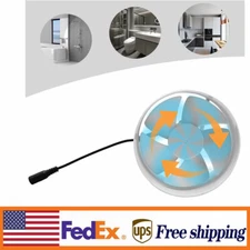 DC 12V 4inch Booster Blower Exhaust Ducting Vent Fan Inline Duct Fan Air Cooling