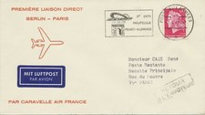 BERLIN 1969 Erstflug Air France Erster Nonstopflug mit Caravelle BERLIN – PARIS