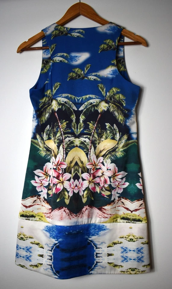 Vestido sin mangas estampado hawaiano Stella McCartney talla M Foto 2 de 4