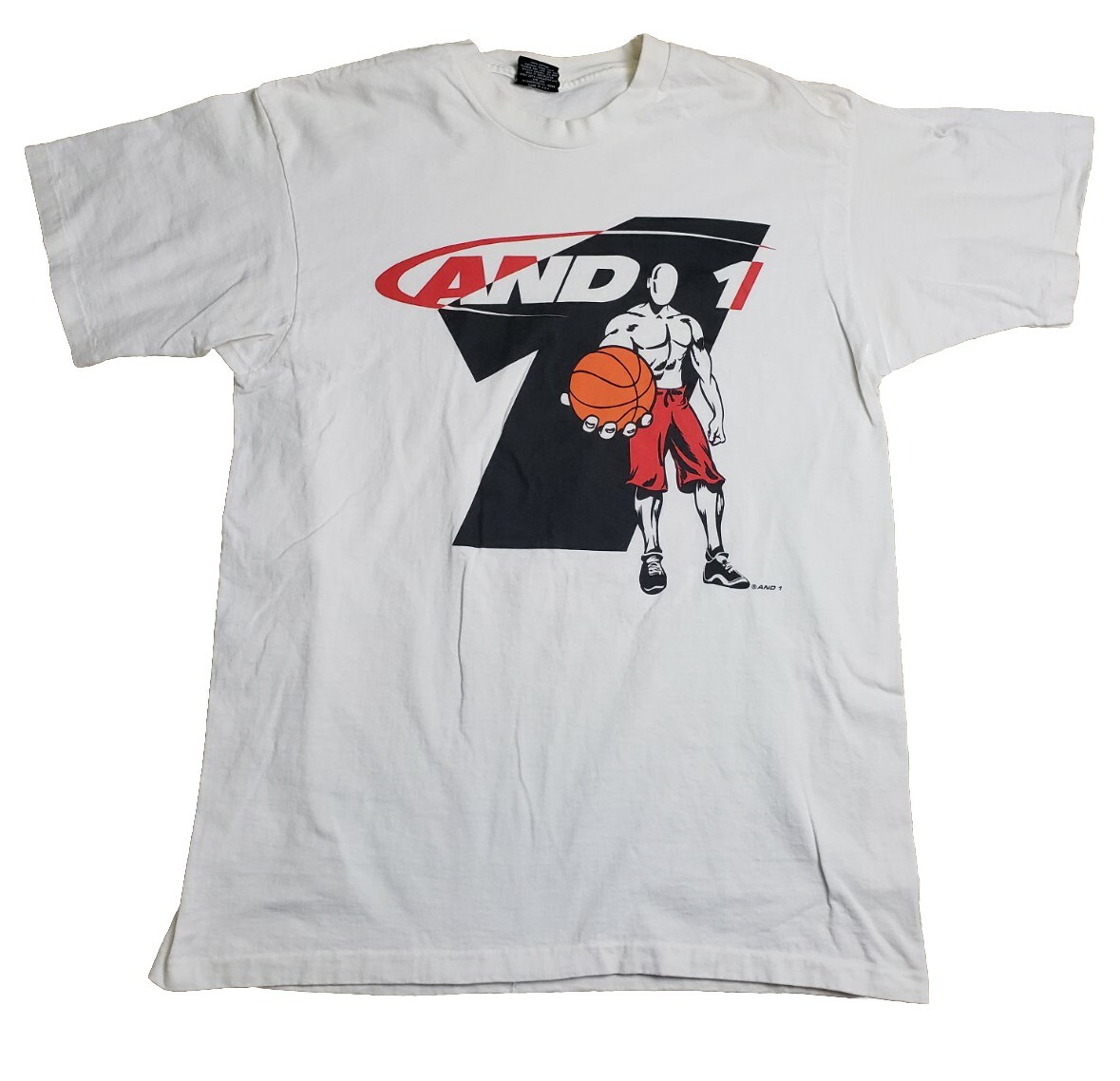 Vintage 90s AND1 AND 1 ONE Street-Ball Mixtape T Shirt Sz XL Vintage 90s AND1 AND 1 ONE Street-Ball Mixtape T Shirt Sz XL