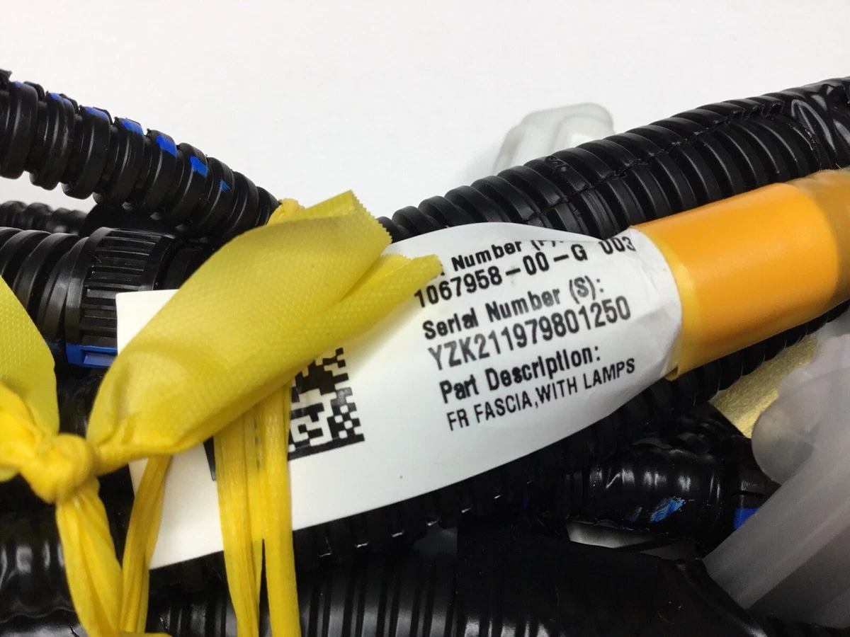 Tesla Model 3 Bumper Radar Sonic Sensor Harness 1067958-00-G OEM
