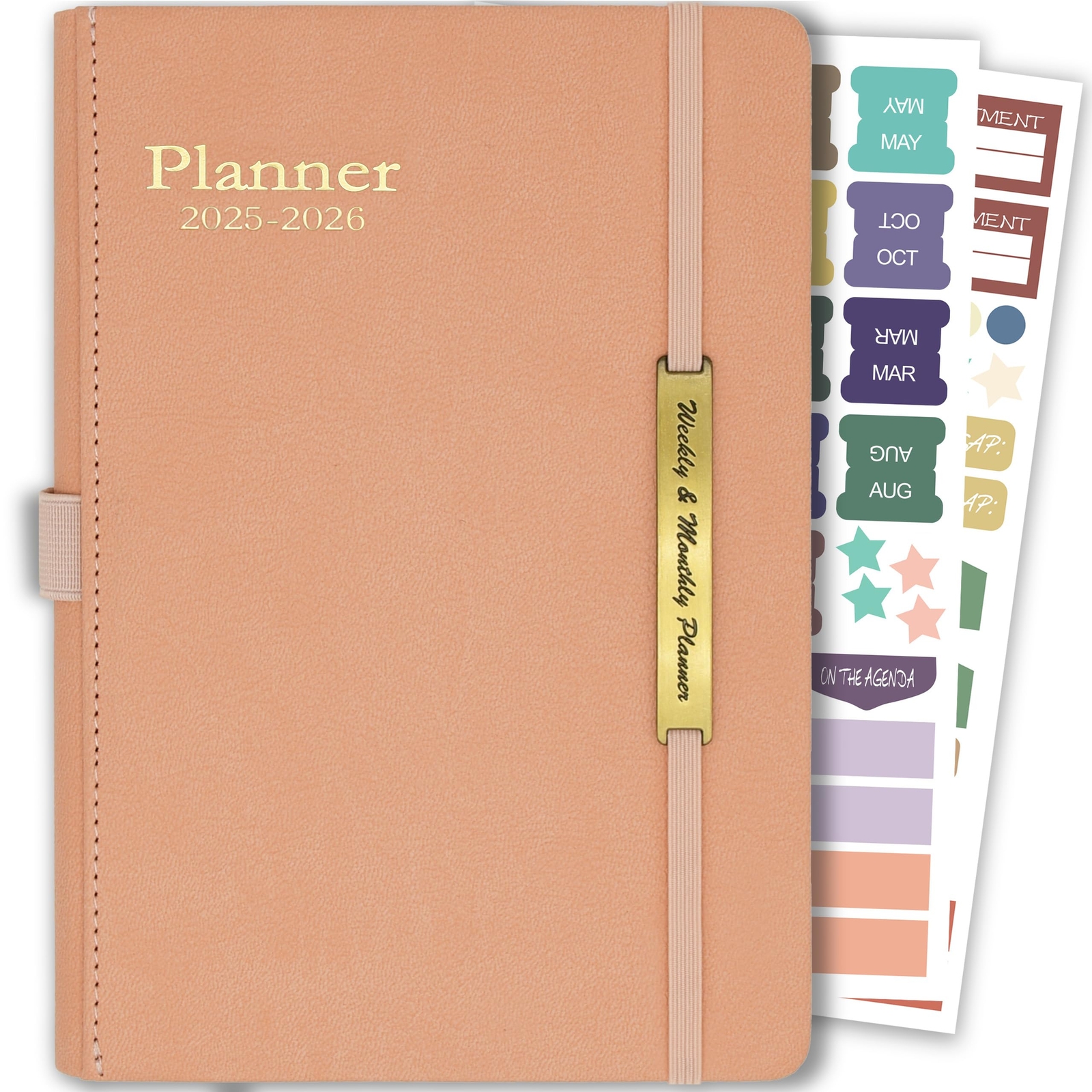Daily Planner 2025-2026 Weekly & Monthly Planner from Jan 2025-Jun 2026 Hardc...