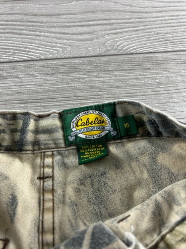 Cabelas Camo Cargo Pants Boys 10 regular Break Up Infinity Adjustable Waist - Picture 11 of 11