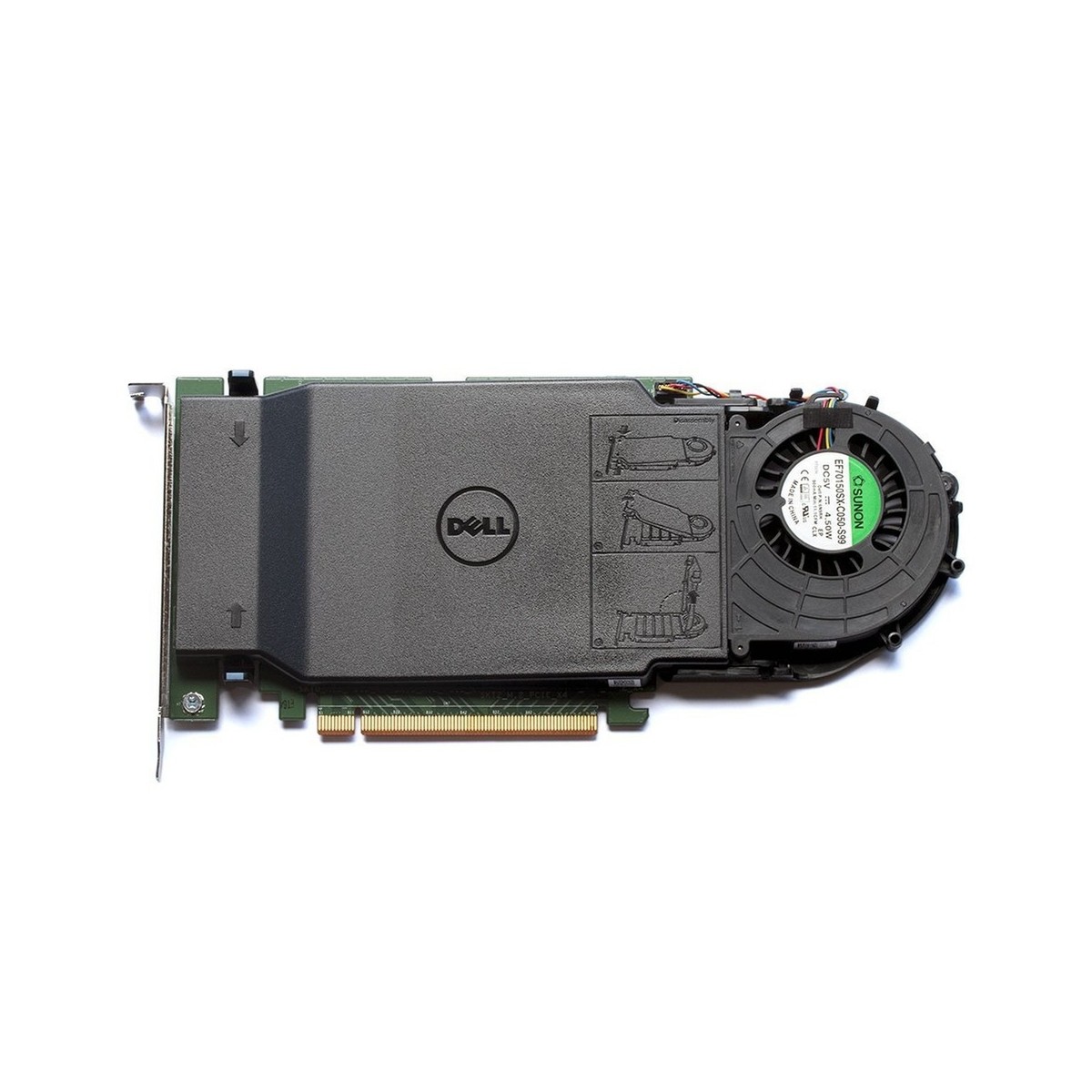 Dell Ultra-Speed Drive Quad NVMe M.2 PCIe x16 Card (Adapter Only 