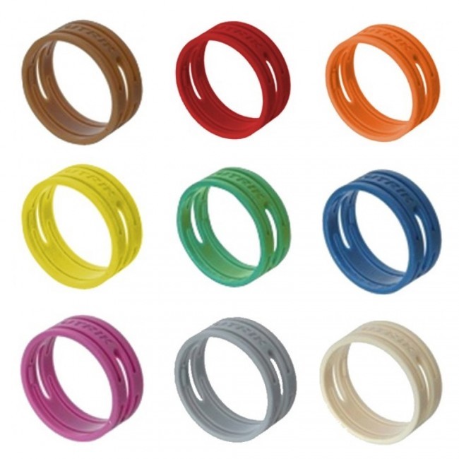 4 Pack) GENUINE Neutrik XXR Color Coding Ring for XX Series XLR