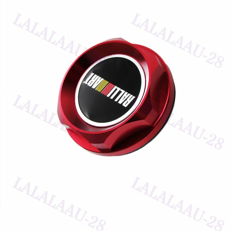 Ralliart RED Racing Engine Oil Cap Oil Fuel Filler Cover Cap For