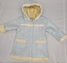Girls GapKids Faux Suede Faux Fur Jacket Coat 4 yrs