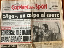 💛❤️AS ROMA MATCH WORN⭐JORNALE 31/05/1994 DI BARTOLOMEI⭐CORRIERE DELLO SPORT💛