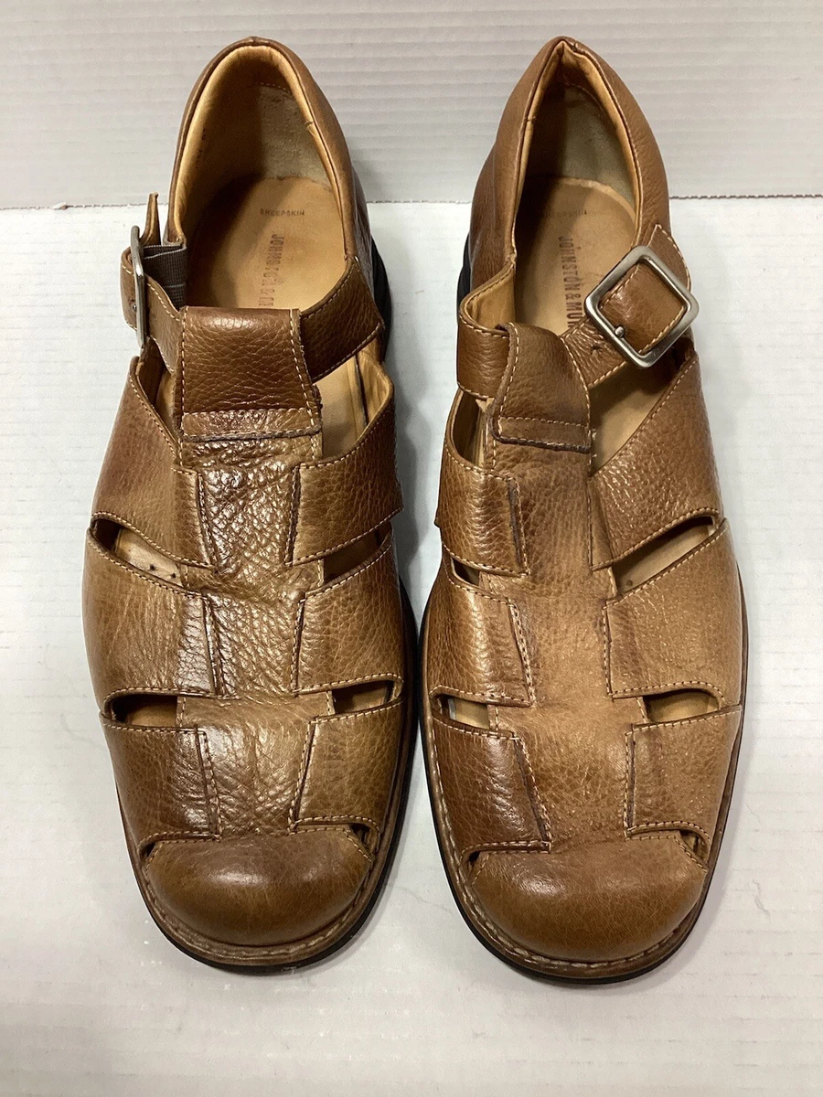 Johnston & Murphy Fisherman Leather Upper Sandals for Men  display picture 1