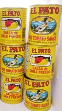 6 Large Empty El Pato Cans for Crafts, Centerpieces Weddings Quinceaneras WOW!!