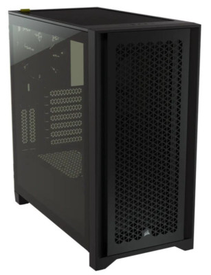 CORSAIR 4000D AIRFLOW PC-Gehäuse Tower  ATX Seitenteil mit Fenster Schwarz - USB