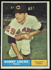 1961 Topps Bobby Locke High Series SP EXMT++ #537 Indians