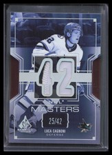 Luca Cagnoni 2025-26 SP Game Used #NM-66 NHL Masters Patch #/42