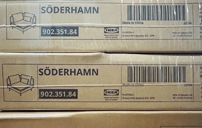 Ikea SODERHAMN Corner Section COVER ONLY, Samsta Dark Gray 902.351.84 Sealed!!!