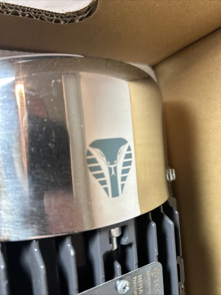 Techtop CB3-AL-TF-56C-4-B-D-1 Motor 1 HP 1750 RPM 3-PH 208-230/460 Volt Cobra - Image 2 of 4