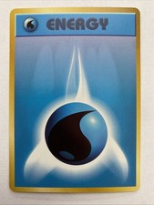Water Energy Base Set 1996 Japanese Pokemon Card Vintage TCG NM