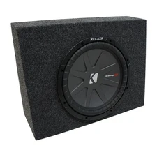 Universal Regular Standard Cab Truck Kicker CompR CWR10 Single 10" Sub Box 2 Ohm