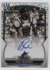 2023 Bowman Chrome Prospect Speckle Refractor /299 Paul McIntosh Auto 1v1