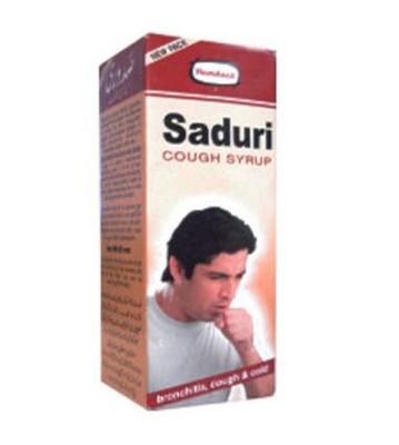 5 X 100 ml Hamdard Saduri Syrup l - Whooping Cough,Chronic & Acute Bronchitis