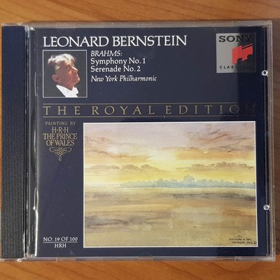 LEONARD BERNSTEIN brahms symphony 1 / serenade 2 AUSTRIA NM/EX (CD Album)
