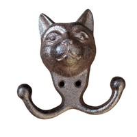 Wandhaken Doppelhaken Kater Katze Garderobe Landhausstil Handtuchhalter
