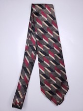 Roundtree  Yorke Mens Formal Necktie 58"Lx4"W Multicolor Neck Tie