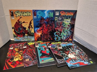 Lot Of 8 SPAWN Comics #15-18,22,23,25,26 McFarlane 