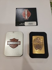 Vintage Harley Davidson Fuel/tank Surpise Brass Zippo Brand New
