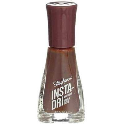 5 Pack Sally Hansen Insta-Dri Nail Polish Liquid, Slick Slate, 0.31 fl oz