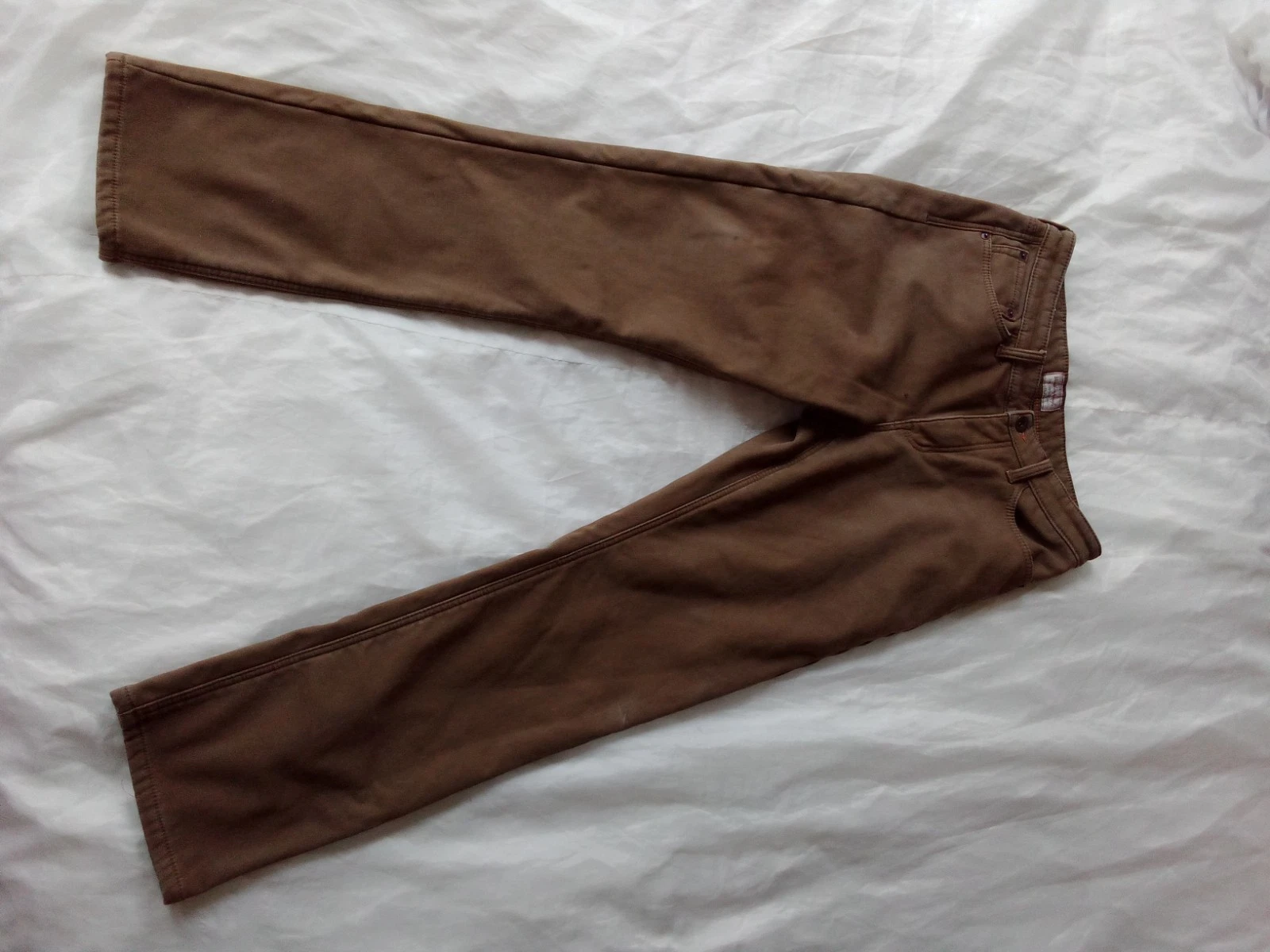 Weatherproof Vintage Mens Lined Canvas Pants 32x32 Brown Gorpwear