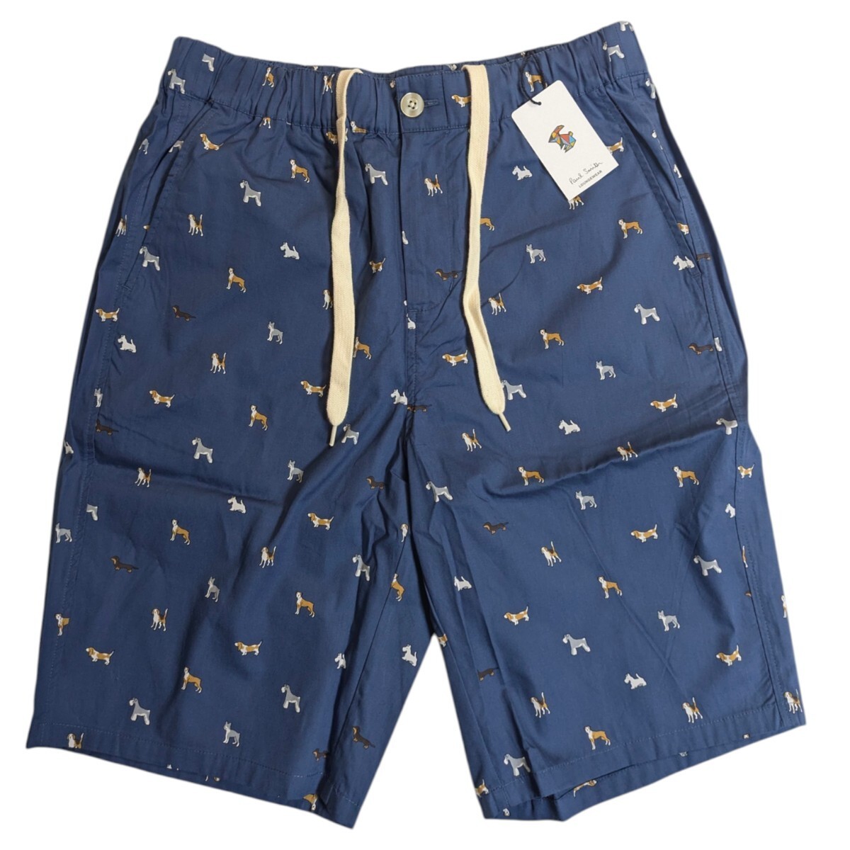 Paul Smith Men's Shorts Blue All Over Dog Pattern M Size Japan image 2