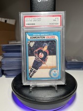 1979-80 O-Pee-Chee Wayne Gretzky PSA 7 Rookie Card. rookie card picture