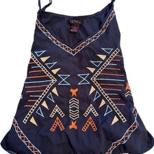 It s Pink Cami Tank Top Womens Size M Navy Bl...