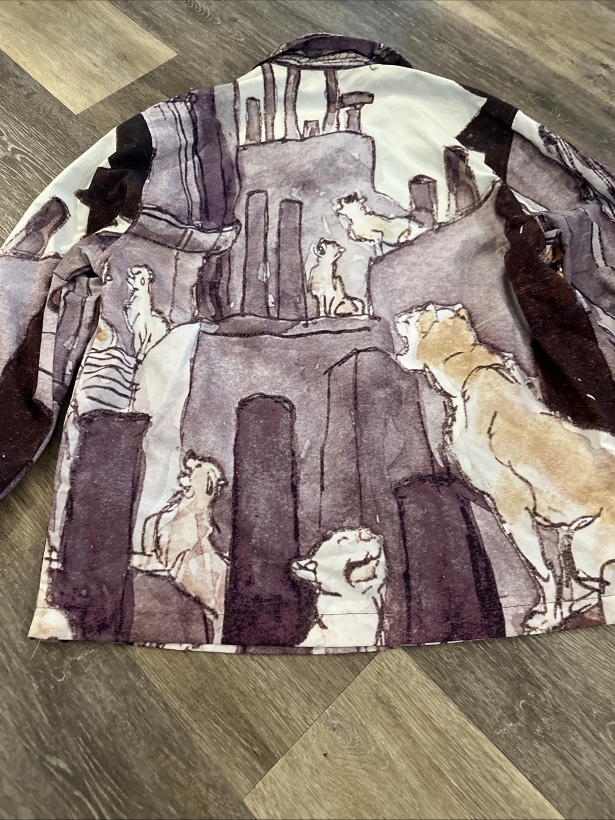 Disneys Aristocrats Button Down Jacket  Large Mens - image 6