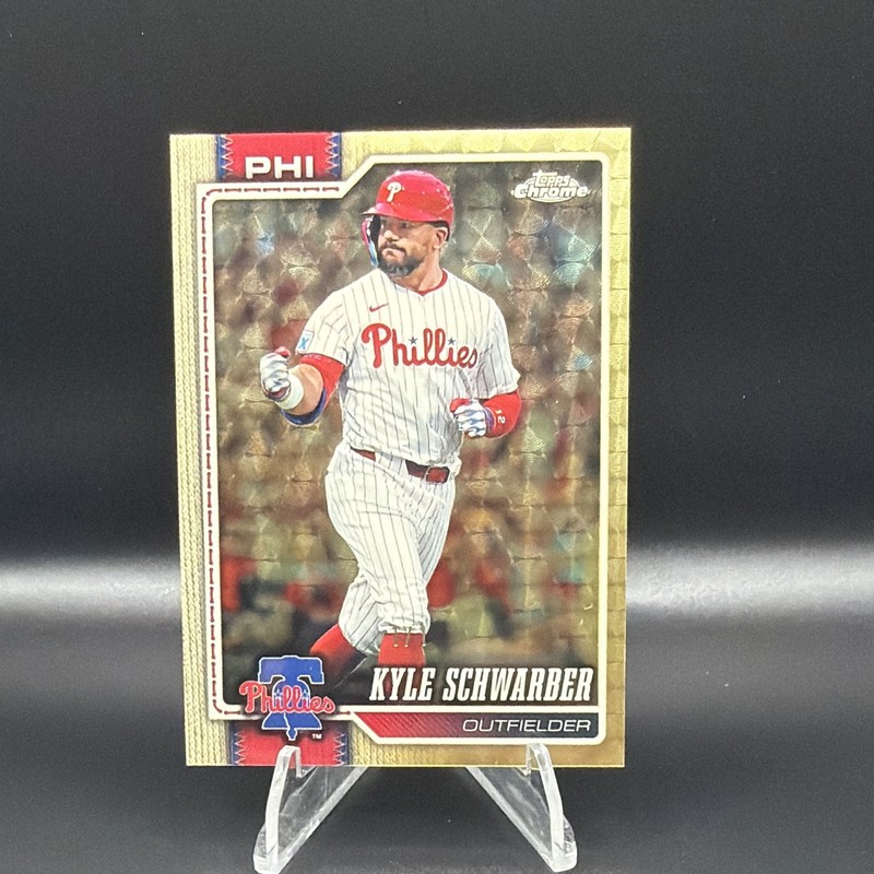 💎Topps Chrome 2026 Kyle Schwarber Superfractor 1/1 #123 Philadelphia Phillies💎