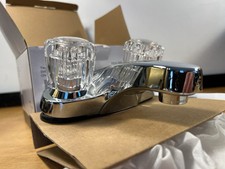 Two Handle bath faucet, Part : 158092, Drilled For Pop Up, Chrome, 1.2gpm, HD